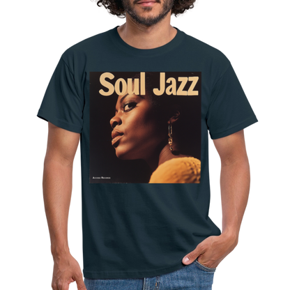 Acceso's Soul Groove: Jazz with a Beat, T-shirt herr - marinblå