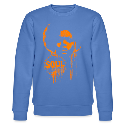 SOUL GLOW, Ekologisk sweatshirt CHANGER unisex från Stanley/Stella - blå