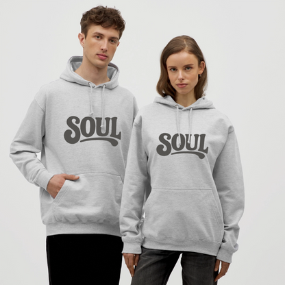 All About Soul, Luvtröja unisex - ljusgråmelerad