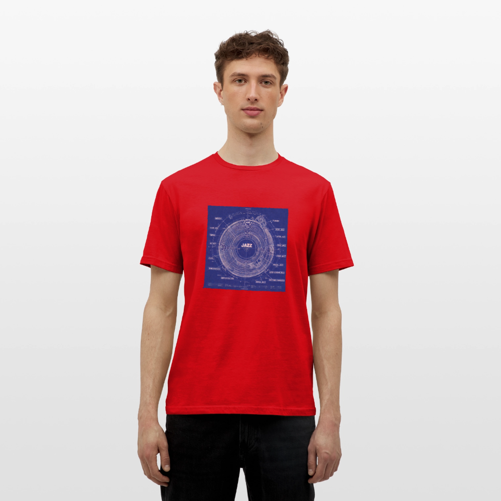 Kind of Blueprint, T-shirt unisex - röd