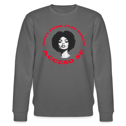 Where Music Lives – Powered by Acceso Family, Ekologisk sweatshirt CHANGER unisex från Stanley/Stella - kolgrå