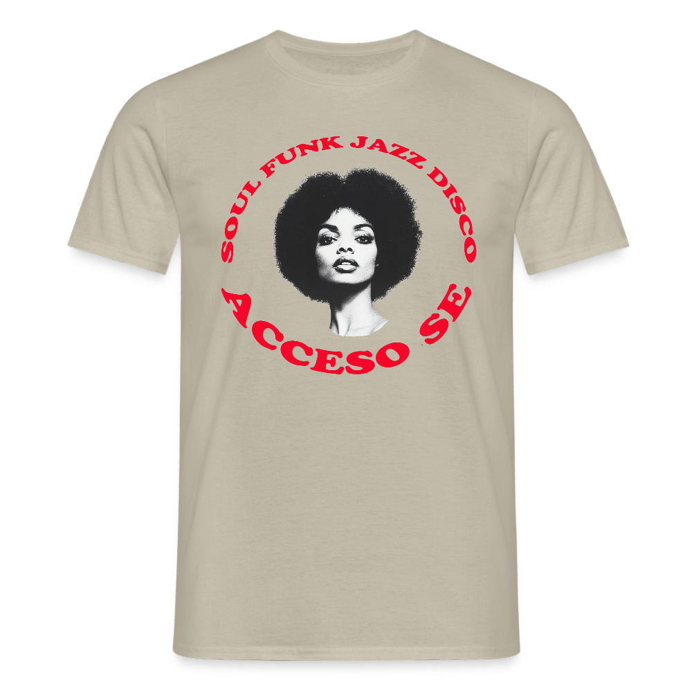 Where Music Lives – Powered by Acceso Family, T-shirt unisex - sandbeige