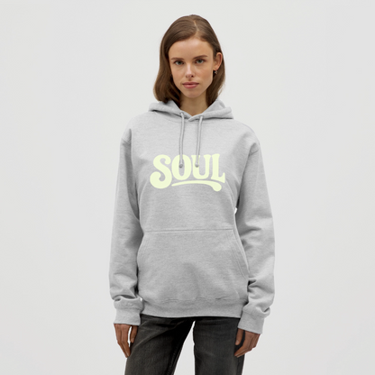 All About Soul, Luvtröja unisex - ljusgråmelerad