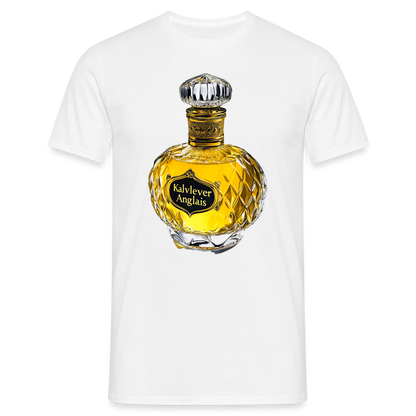 Eau de Perfume, T-shirt herr - vit