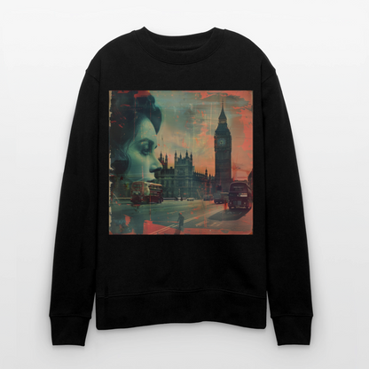 The Beat of London, Ekologisk sweatshirt CHANGER unisex från Stanley/Stella - svart