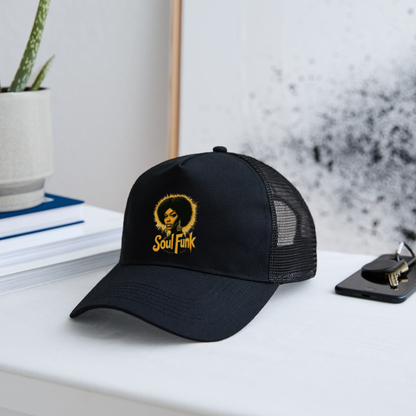 Soul Funk, Trucker Cap - svart/svart