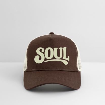 All About Soul, Trucker Cap - brun/beige
