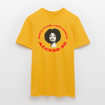 Where Music Lives – Powered by Acceso Family, T-shirt unisex - gul