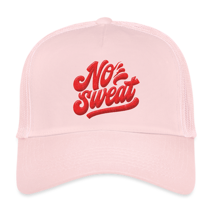 No Sweat, Trucker Cap - ljusrosa