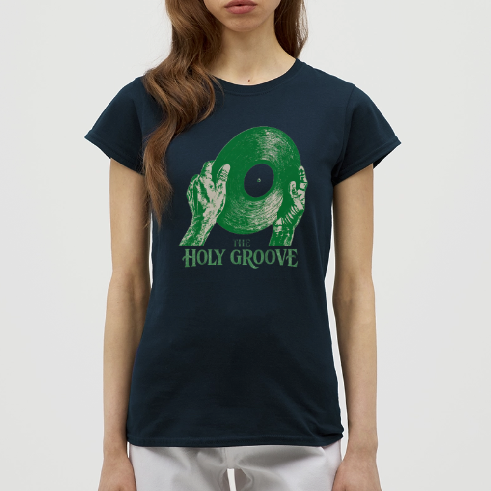 The Holy Groove, T-shirt dam - marinblå