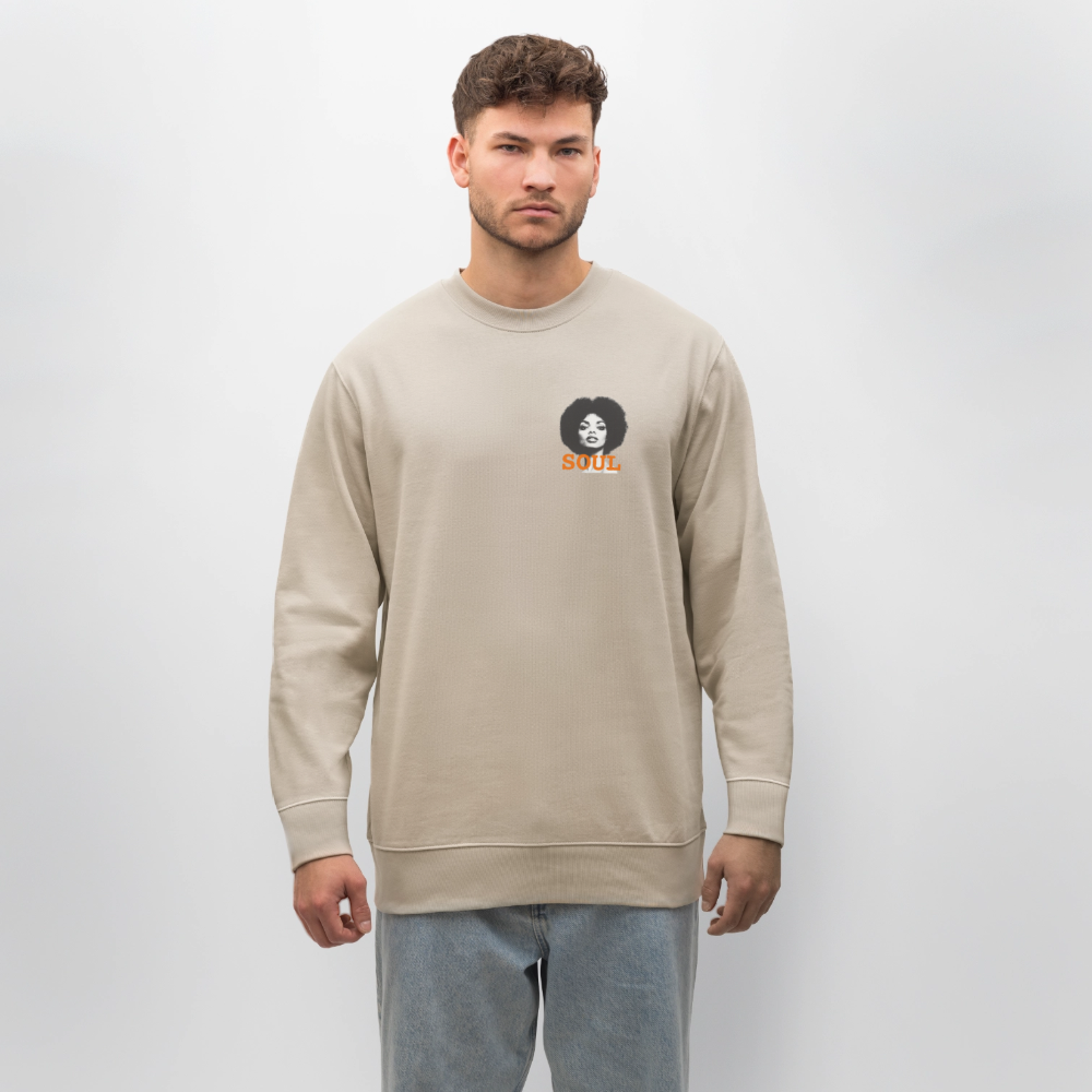 SOUL PWR, Ekologisk sweatshirt CHANGER unisex från Stanley/Stella - beige