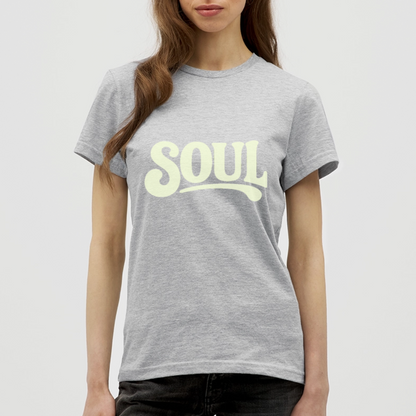 All About Soul, T-shirt dam - gråmelerad
