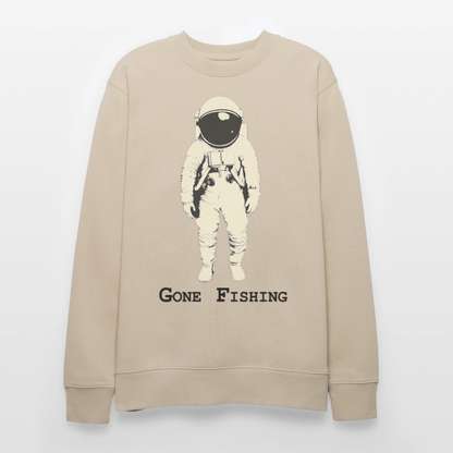 Drifting Beyond – Gone Fishing, Ekologisk sweatshirt CHANGER unisex från Stanley/Stella - beige