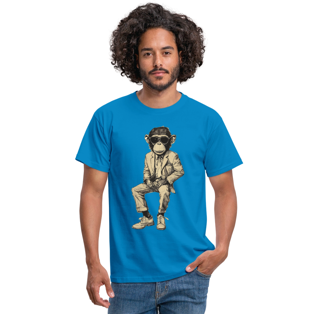 Mod Monkey, T-shirt herr - kungsblå