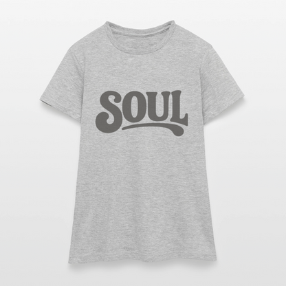All About Soul, T-shirt dam - gråmelerad