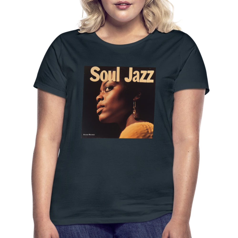 Acceso's Soul Groove: Jazz with a Beat, T-shirt dam - marinblå