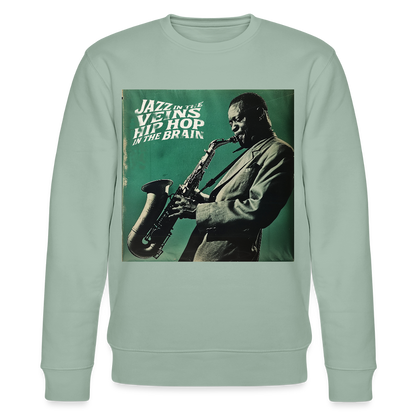 Groove in the Mind, Ekologisk sweatshirt CHANGER unisex från Stanley/Stella - ljus grågrön
