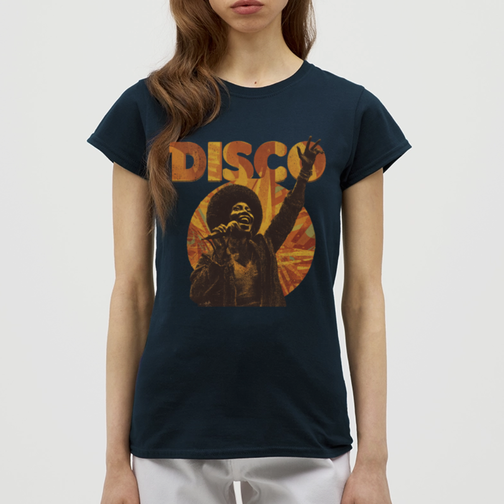 Boogie Soul, T-shirt dam - marinblå