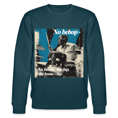 Push It Bebop, Ekologisk sweatshirt CHANGER unisex från Stanley/Stella - mörk petrol
