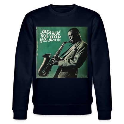 Groove in the Mind, Ekologisk sweatshirt CHANGER unisex från Stanley/Stella - marinblått