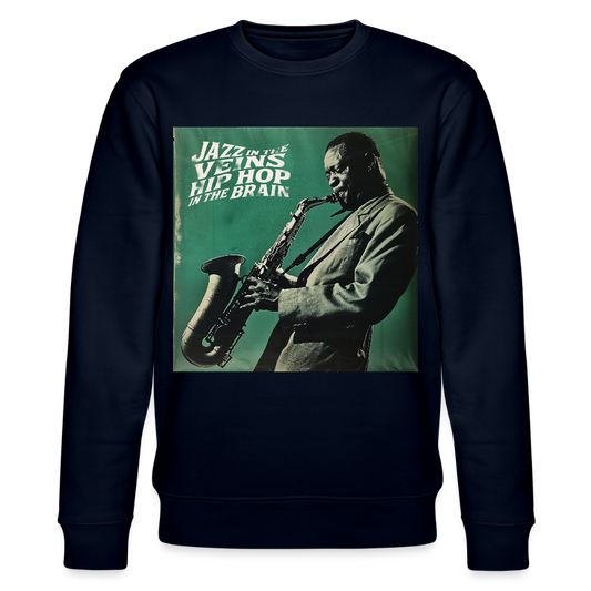 Groove in the Mind, Ekologisk sweatshirt CHANGER unisex från Stanley/Stella - marinblått