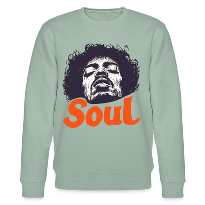 A Soul Awakening, Ekologisk sweatshirt CHANGER unisex från Stanley/Stella - ljus grågrön