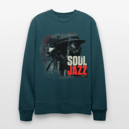 Soul Jazz Experience, Ekologisk sweatshirt CHANGER unisex från Stanley/Stella - mörk petrol
