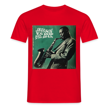 Groove in the Mind, T-shirt unisex - röd