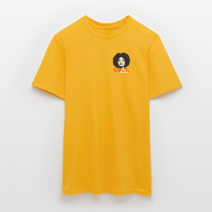 T-shirt unisex - Litet brösttryck - Litet brösttryck - gul