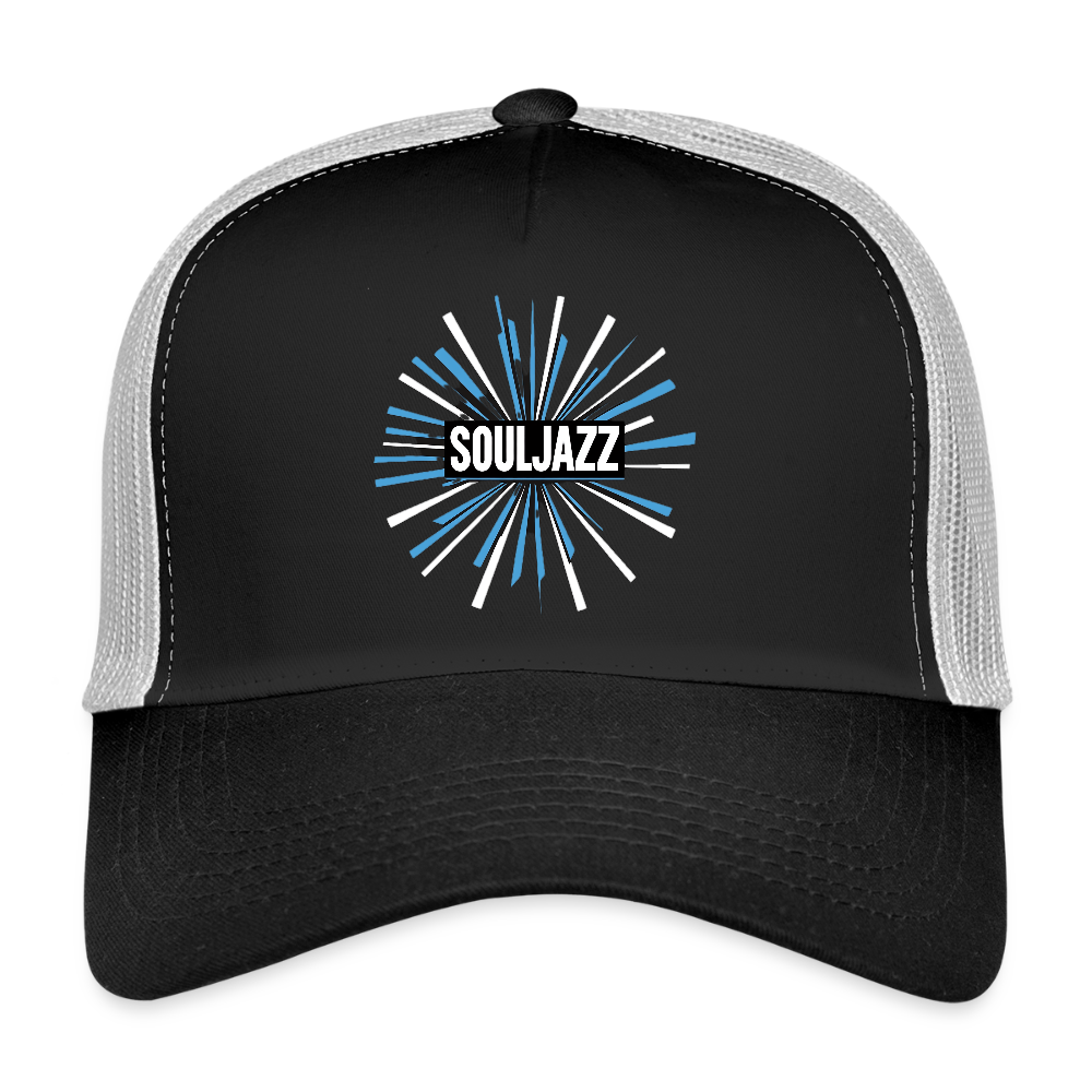 God Save the Skull, Trucker Cap - svart/stengrå