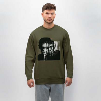 Between Breaths, Ekologisk sweatshirt CHANGER unisex från Stanley/Stella - kaki