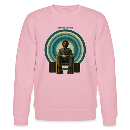 The Creator Has a Free Jazz Plan, Ekologisk sweatshirt CHANGER unisex från Stanley/Stella - ljusrosa