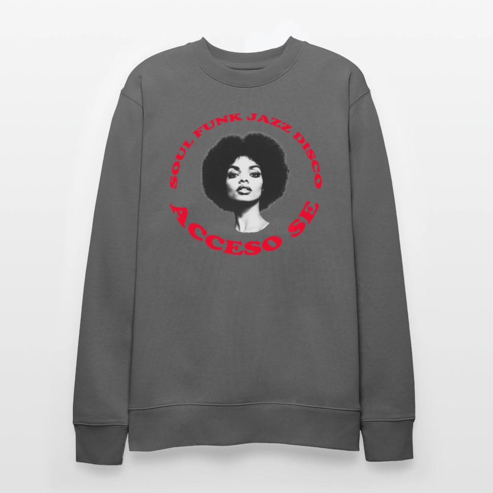 Where Music Lives – Powered by Acceso Family, Ekologisk sweatshirt CHANGER unisex från Stanley/Stella - kolgrå