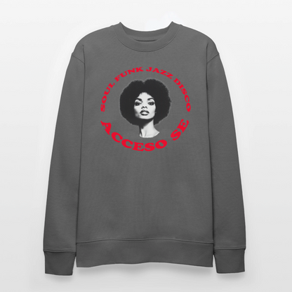 Where Music Lives – Powered by Acceso Family, Ekologisk sweatshirt CHANGER unisex från Stanley/Stella - kolgrå