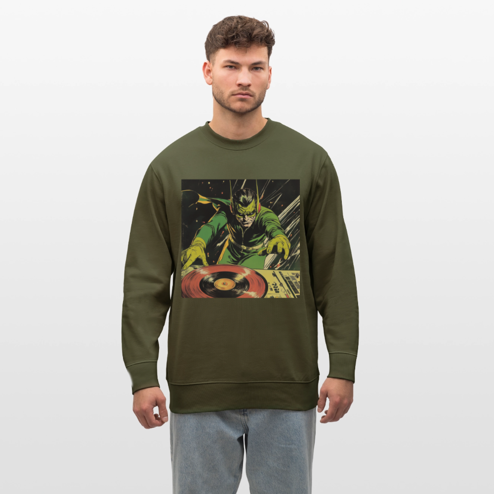 Vibe Venom, Ekologisk sweatshirt CHANGER unisex från Stanley/Stella - kaki