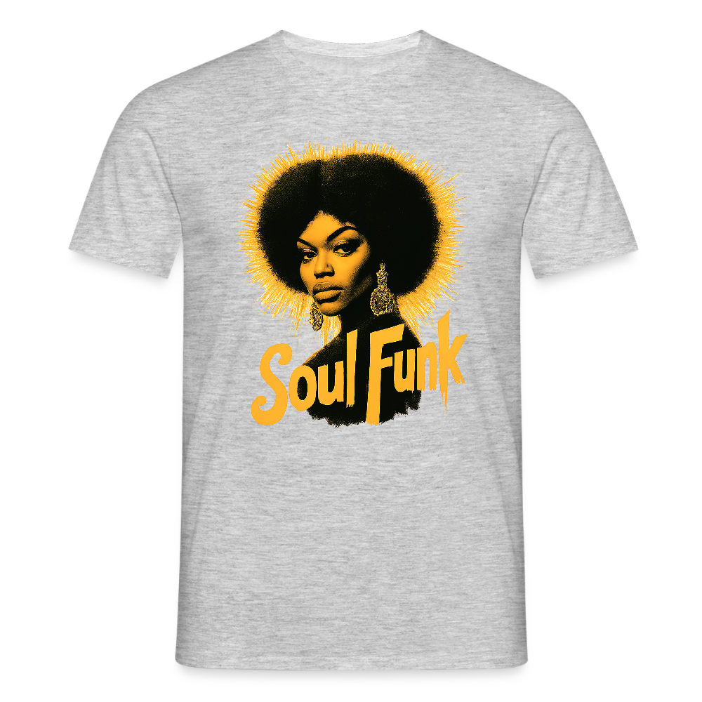 Soul Funk, T-shirt herr - gråmelerad