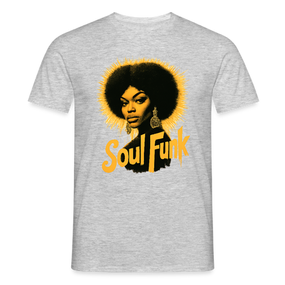 Soul Funk, T-shirt herr - gråmelerad