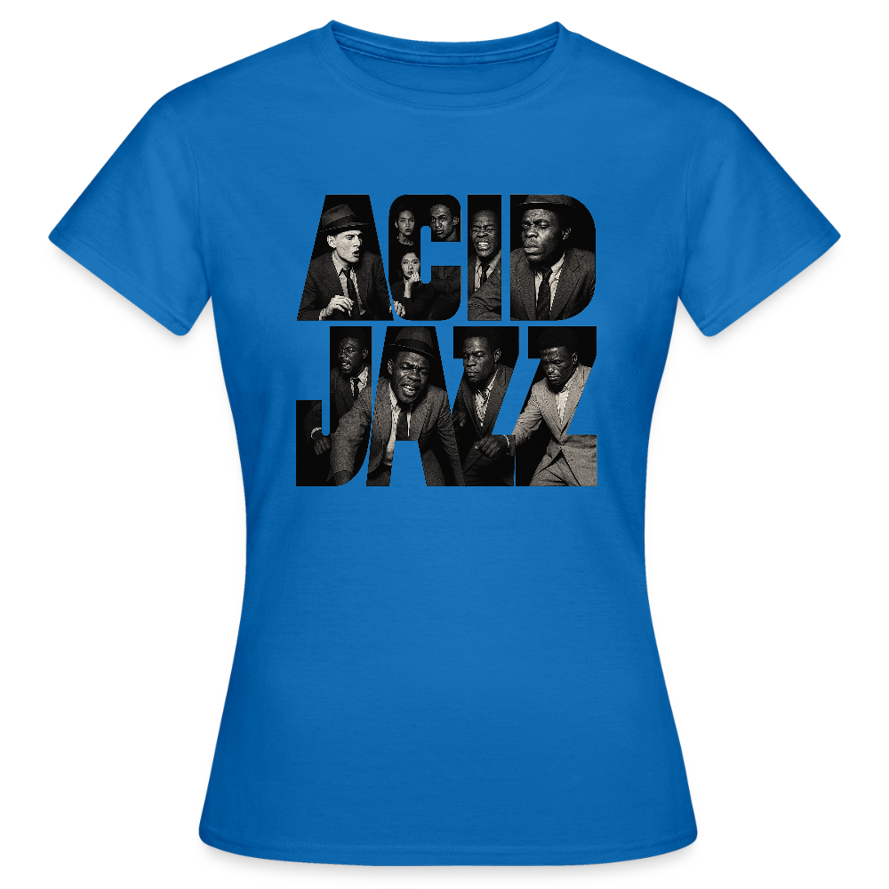 80s Club Jazzdance, T-shirt dam - royalblå