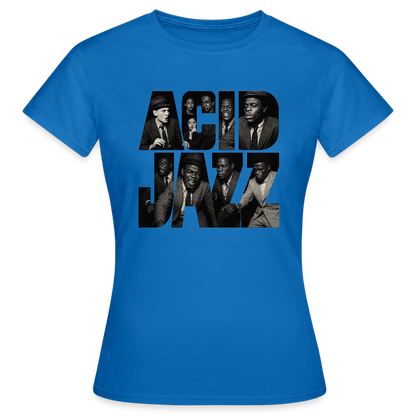 80s Club Jazzdance, T-shirt dam - royalblå