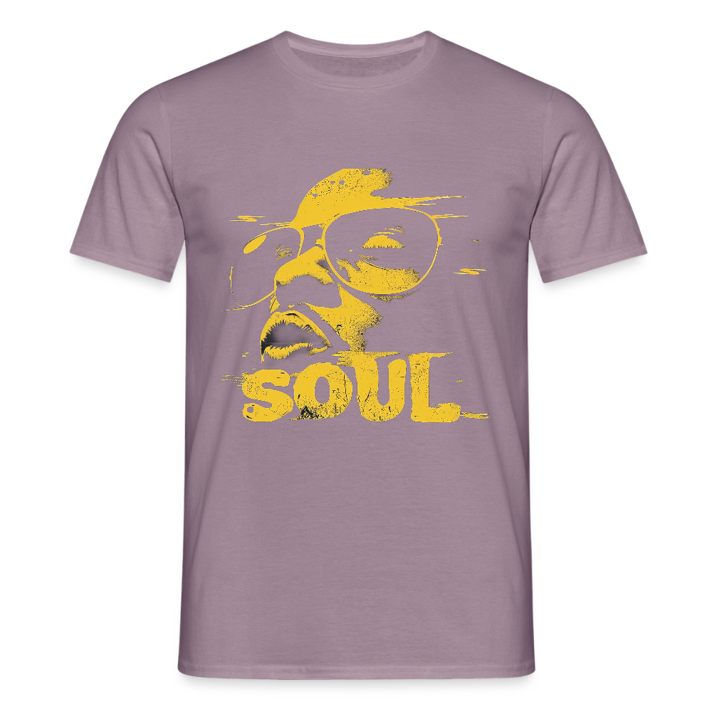 Funky Soul, T-shirt herr - lilagrå 