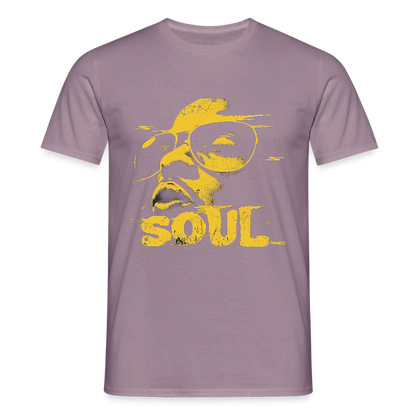 Funky Soul, T-shirt herr - lilagrå 