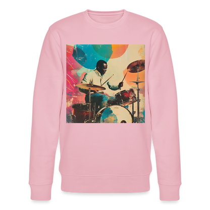 Rhythms of the Midnight Sky, Ekologisk sweatshirt CHANGER unisex från Stanley/Stella - ljusrosa