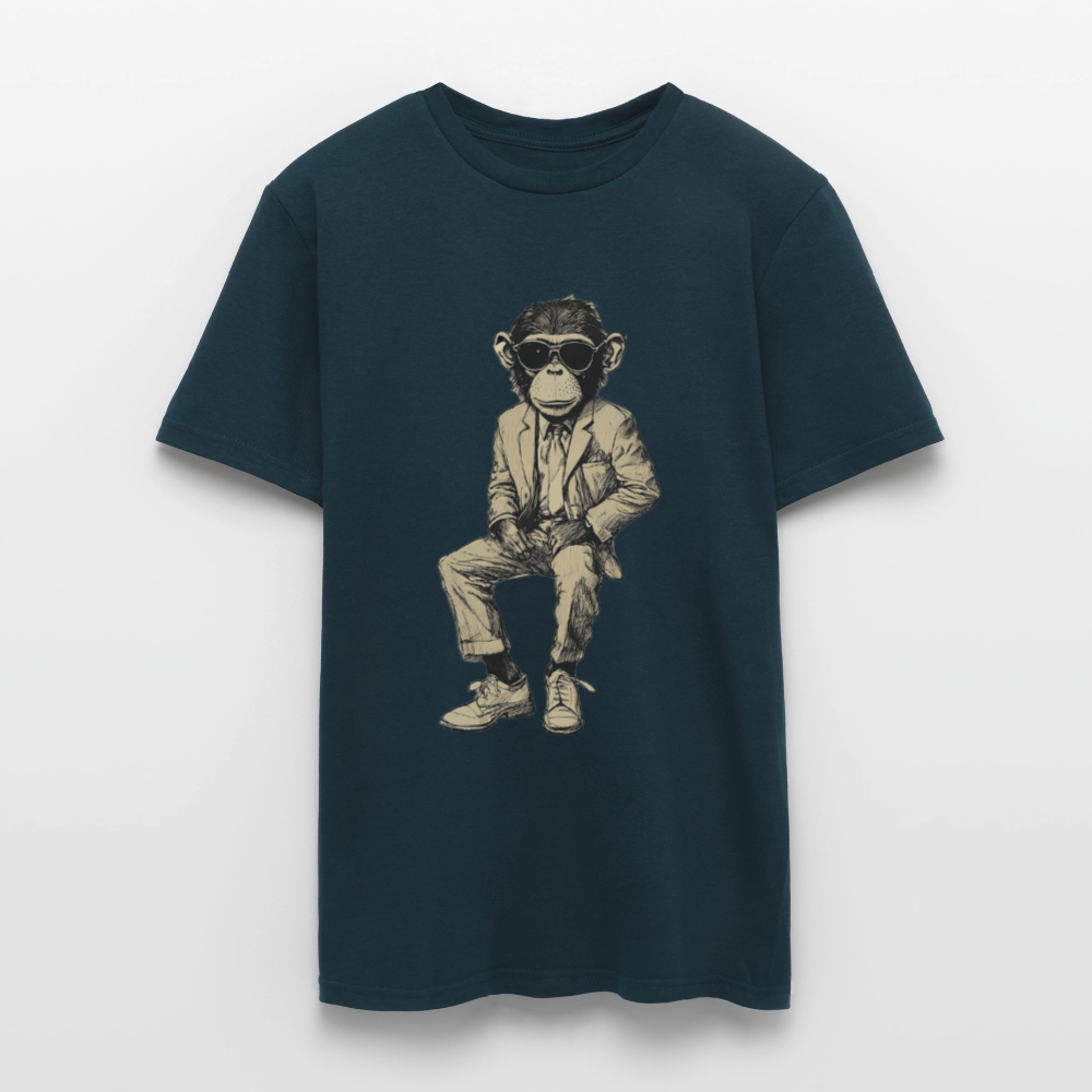 Mod Monkey, T-shirt herr - marinblå