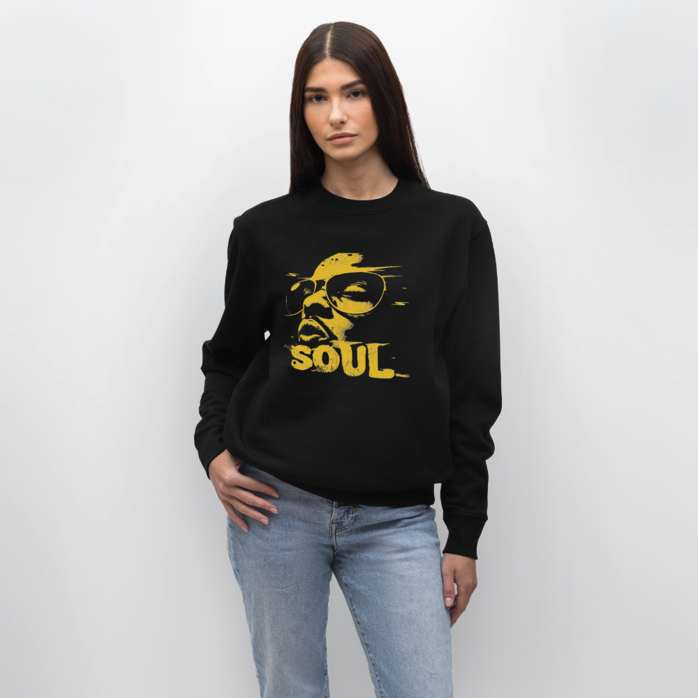 Funky Soul, Ekologisk sweatshirt CHANGER unisex från Stanley/Stella - svart