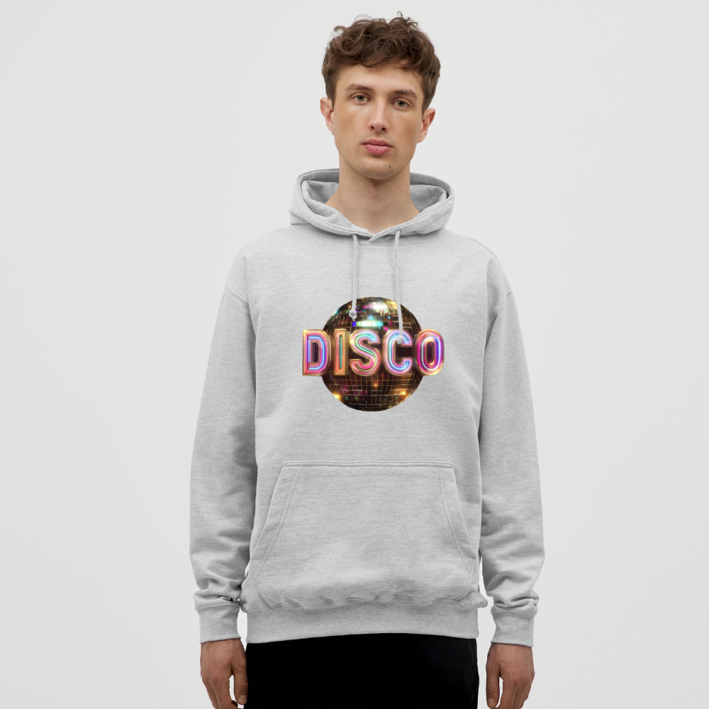 Disco Dreamscape, Luvtröja unisex - ljusgråmelerad