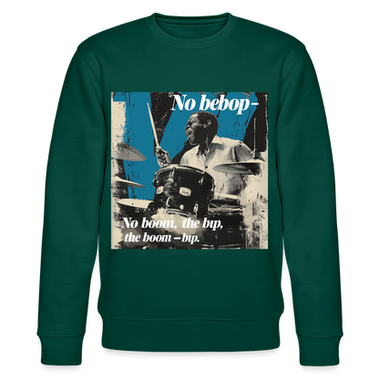 Push It Bebop, Ekologisk sweatshirt CHANGER unisex från Stanley/Stella - skogsgrön
