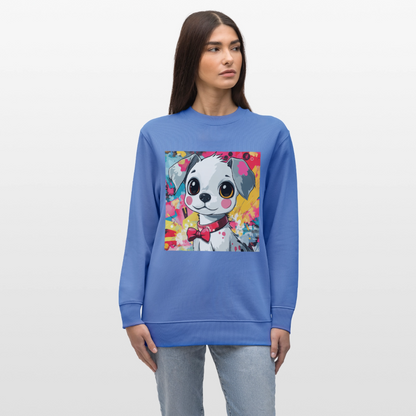 En vän eller fiende?, Ekologisk sweatshirt CHANGER unisex från Stanley/Stella - blå