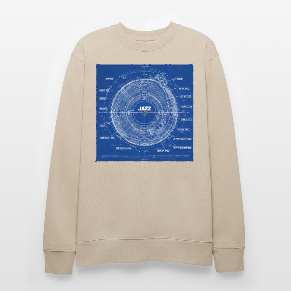 Kind of Blueprint, Ekologisk sweatshirt CHANGER unisex från Stanley/Stella - beige
