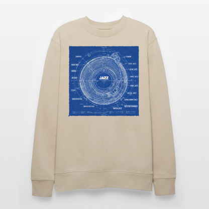 Kind of Blueprint, Ekologisk sweatshirt CHANGER unisex från Stanley/Stella - beige