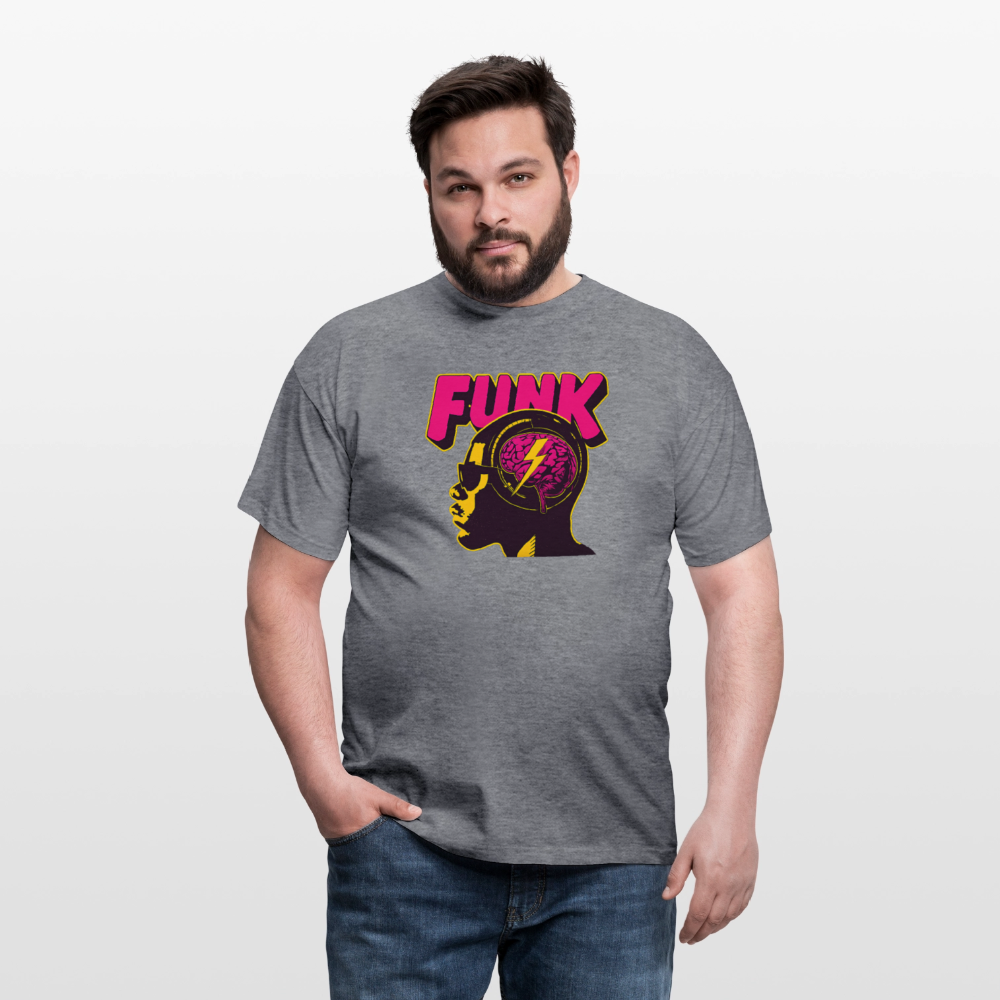 Funk Head, T-shirt herr - grafitmelerad